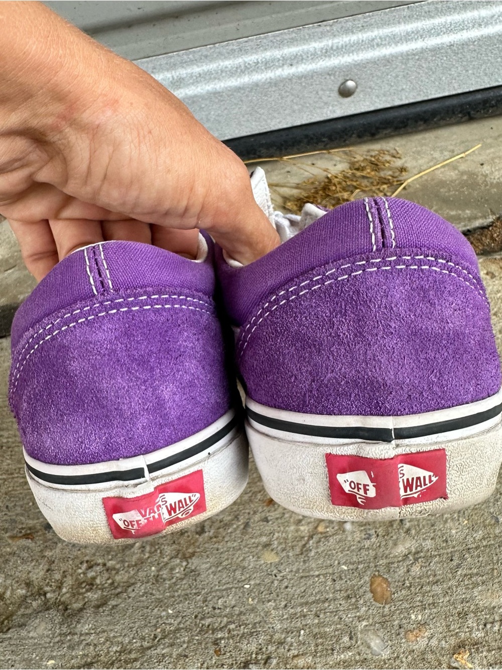 VANS Shoes - Purple In Color & Men’s Size 8 or Women’s Size 9.5 - Picture 4 of 6